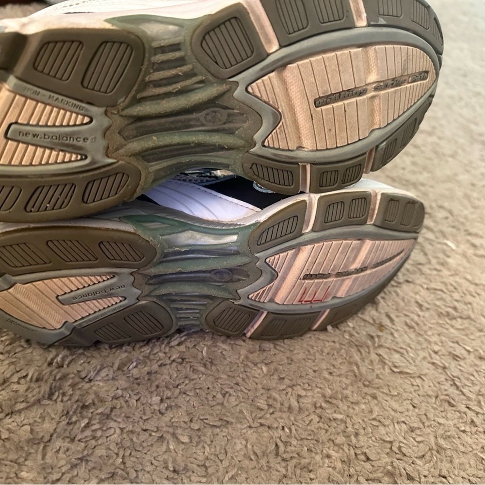 New Balance Women's WW759WB Athletic Walking Shoes 7.5 White/Blue made in USA - Picture 6 of 9